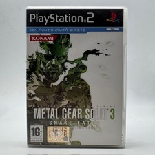 Metal Gear Solid 3 Snake Eater PS2 Playstation 2 PAL ITA