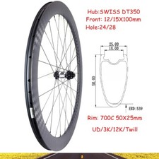 Set ruote anteriori bici da