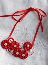 Collana Estiva In Stoffa Yoyo