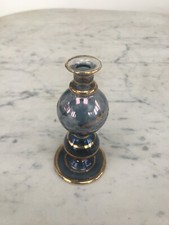 VECCHIO VASETTO IN VETRO DI MURANO SOFFIATO DECORATO ORO OLD GLASS VASE