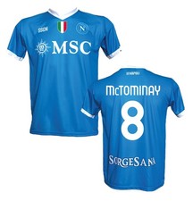 Maglia McTominay 8 Napoli 2025 2026 Home ufficiale AUTORIZZATA SSC