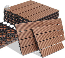 Outdoor WPC Tiles 11pcs Floor