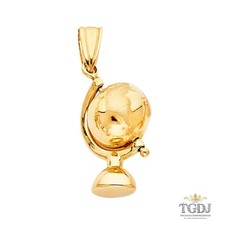 Ciondolo globo in oro giallo