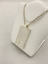 GUCCI Stripe Plate Ciondolo
