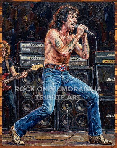 Bon scott tribute art - scott,