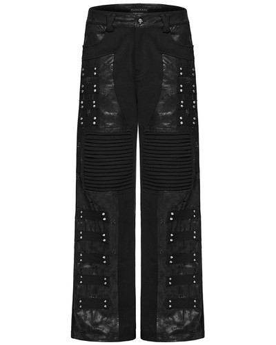 Pantaloni dark street punk - street, con