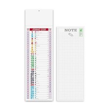 Calendario silhouette anno