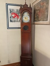  Orologio pendolo a colonna anni 70 tempus fugit funzionante