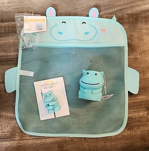 Set bagno bambini - 3, ippopotamo