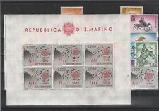 1962 SAN MARINO ANNATA COMPLETA 46 VALORI + 1 BF MNH MF43027