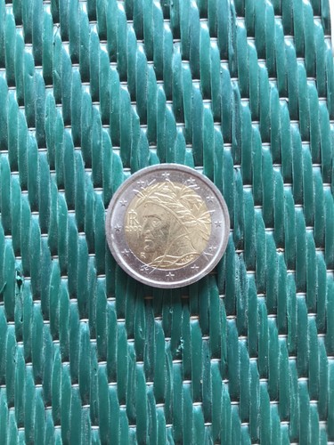 Moneta euro dante - da,