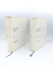 "SAGGI - 2 Volumi" Michel de MONTAIGNE, Adelphi 1982 - rilegati, SENZA cofanetto