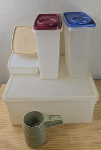 Tupperware container lot with - container,
