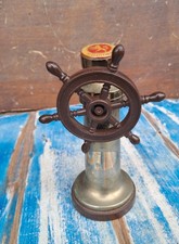 Timoneria In Ottone E Legno