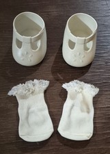 Scarpe bianche e calze bambola My Love My Child 80's Mattel