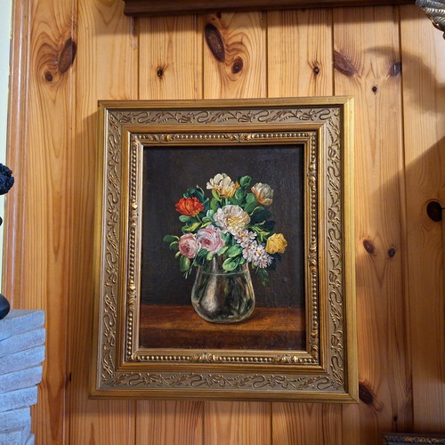 Antico quadro anni natura - 40,