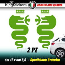 2 Adesivi Biscione ALFA ROMEO