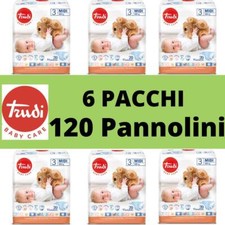 Pannolini Trudi Offerta Taglia 3 6 Pacchi Scatola Risparmio 4-9 kg 120 Pannolini
