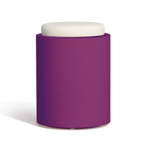 Pouf tondo esterno seduta - pouf,