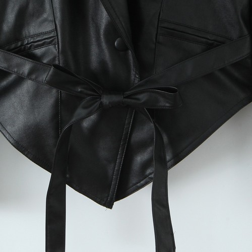 Cappotto giacca donna ecopelle