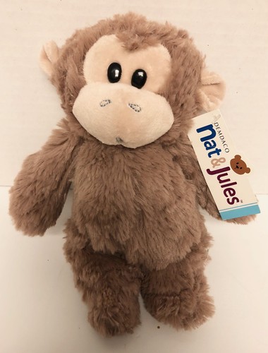 Peluche scimmia demdaco - peluche, nat