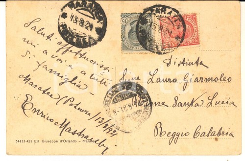 1921 maratea cartolina - 1921,