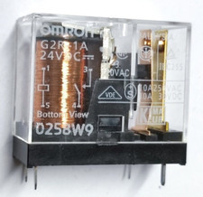 RELE' OMRON G2R-1A, bobina 24Vdc, 10A, ORIGINALE, NUOVO (NOS)