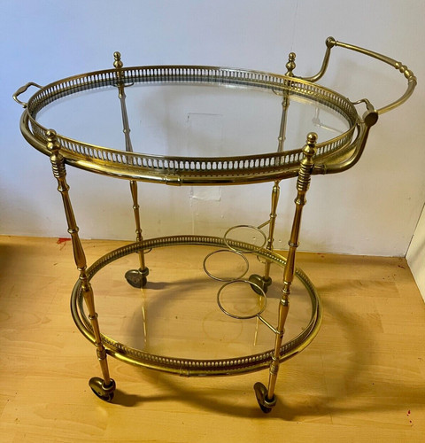 Carrello bar italian ottone - carrello,