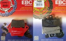 COPPIA PASTIGLIE FRENO ANTERIORE E POSTERIORI KTM DUKE 125 200 390 2013 /2022