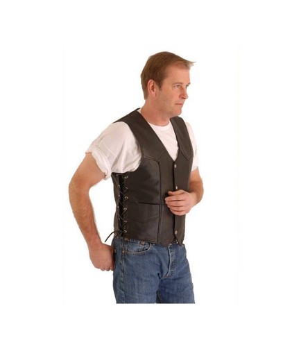 Gilet pelle per - in,