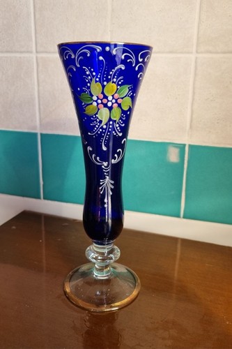 Vaso vetro murano - vaso, blu