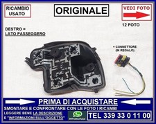 PORTA LAMPADE LAMPADINE FARO FANALE POSTERIORE DESTRO FIAT 500 mod312 2007-2013