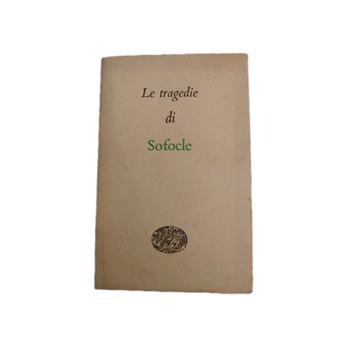 Sofocle tragedie einaudi - le,