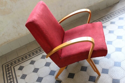 Poltrona vintage 1940 50s - , vintage,