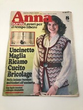 Anna Burda lavori per il tempo libero  agosto 1980 uncinetto maglia ricamo