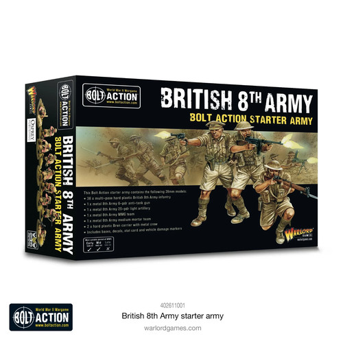 Soldatini 28mm 8th army - in,