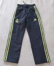pantaloni tuta grigio/giallo Adidas Real Madrid taglia 9/10anni