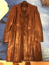 Cappotto uomo in vera pelle di Vitello TG. L / 50.