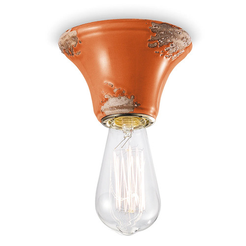 Plafoniera vintage tonda media - vintage,