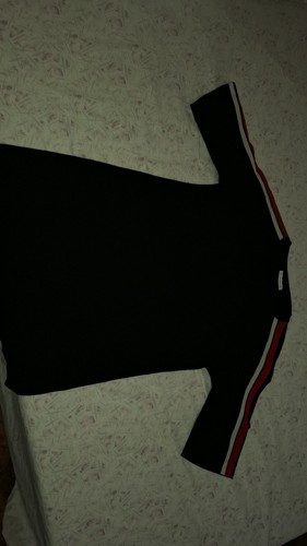 Vestito nera con - nera, bande