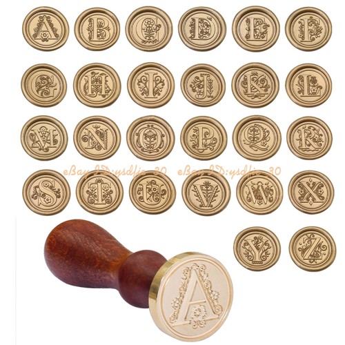 Sigilli cera alfabetici - di,