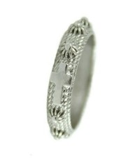 Anello rosario in argento