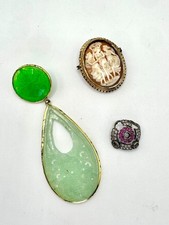 set ciondolo giada, cameo