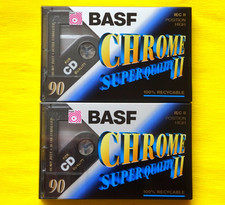 2 nastri cassette BASF Chrome