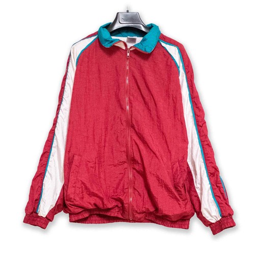 Giacca vento vintage rossa - a, e