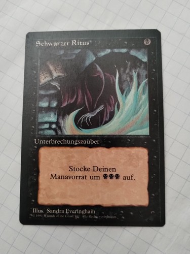 Mtg dark rite - rite, (schwarzer
