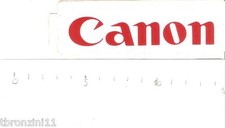 STICKER YEARS '70/'80 - CANON