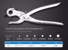 Pinza Punzonatrice Multifunzione Cinturino Orologio Occhiello Punzonatrice Foro Macchina
