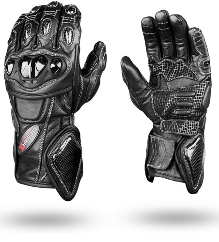 Guanti moto pelle racing - guanti,