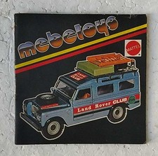 mebetoys mattel vecchia brochure vintage modellini auto scala 1/25 1/43 anni 70
